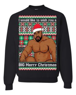 OnCoast ‘Sitting on a Bed’ Meme Ugly Christmas Sweater