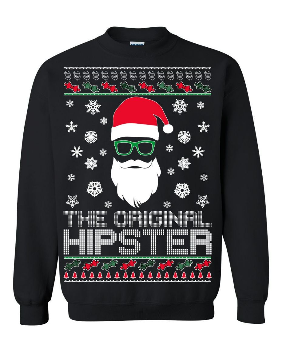 OnCoast The Original Hipster  Ugly Christmas Sweater
