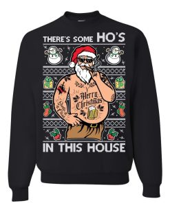 OnCoast There’s Some Ho’s In This House, SANTA WAP! Funny Ugly Christmas Sweater