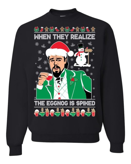 OnCoast When They Realize The Eggnog Is Spiked Ugly Christmas Sweater