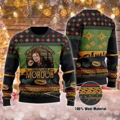 One Does Not Simply Walk Into Mordor Ugly Christmas Sweater