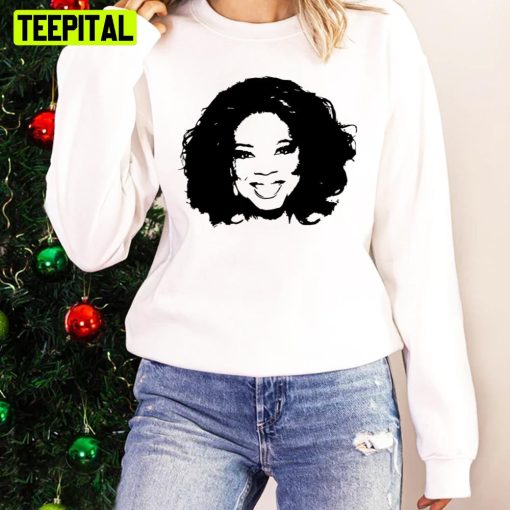 Oprah Winfrey American Host Black And White Designs Unisex Sweatshirt