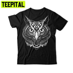 Owl Moon Halloween Trending Unisex Shirt