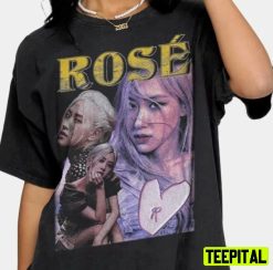 Park Chaeyoung Blackpink On The Ground Rose Unisex T-Shirt