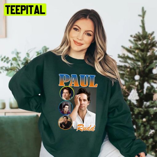 Paul Rudd Paul Rudd Collage Photo Unisex Sweatshirt