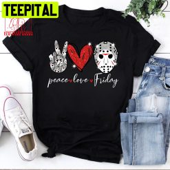 Peace Love Jason Voorhees Vintage Trending Unisex T-Shirt