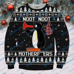 Penguin Noot Noot Motherfu Ers Unisex 3D Ugly Christmas Sweater