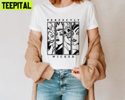 Perfectly Witcked Witch Witch Villain Disney Unisesx T-Shirt