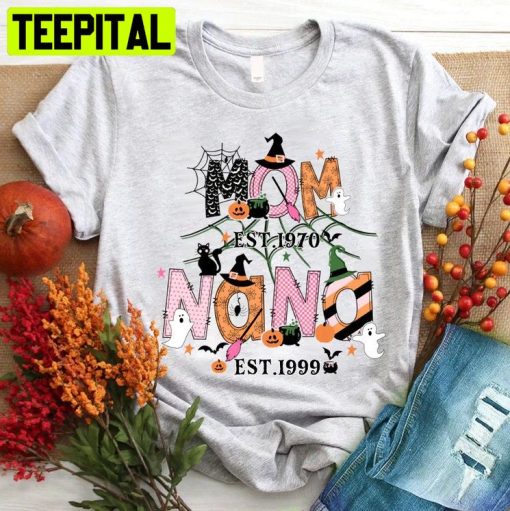 Personalized Halloween Mom Est Nana Est Trending Unisex Shirt