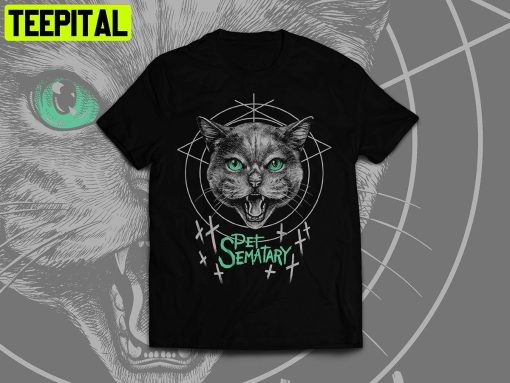 Pet Sematary Stephen King Retro Design T-Shirt