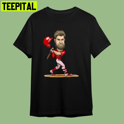 Philadelphia Phillies Bryce Harper Retro Art Unisex T-Shirt