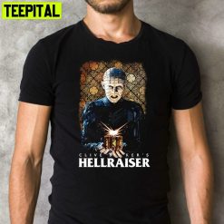 Pinhead Hellraiser Horror Scary Movie Retro Design T-Shirt