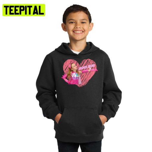 Pink Heart Super Hero Like Nastya Hoodie