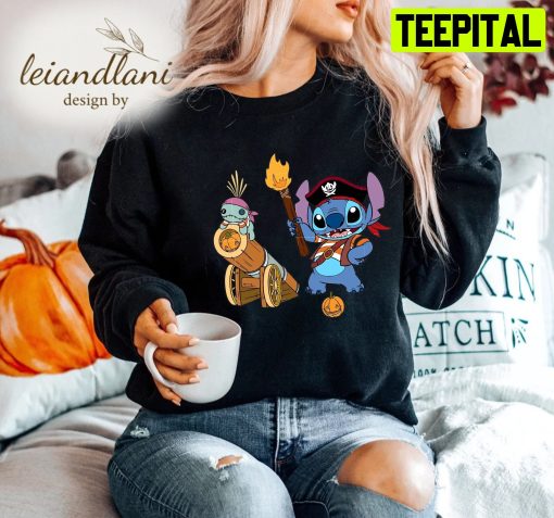 Pirates Haloween Trick Or Treat Stitch Halloween Sweatshirt