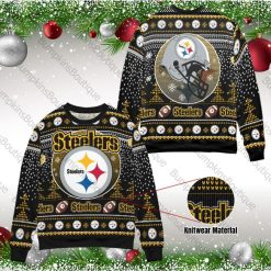 Pittsburgh Steelers Unisex Ugly Christmas 3D Sweaters