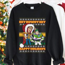 Pixar Toy Story Christmas Hey Howdy Ugly Sweatshirt