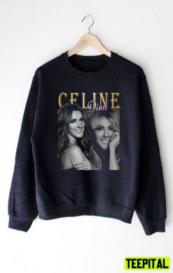 Portrait Design Celine Dion Unisex Sweatshirt