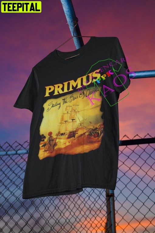 Primus Sailing The Sea Of Cheese Retro Design T-Shirt