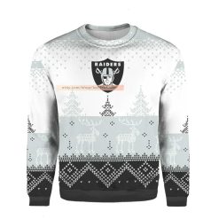 Raiders Christmas 2022 Believe Ugly 3D Sweater