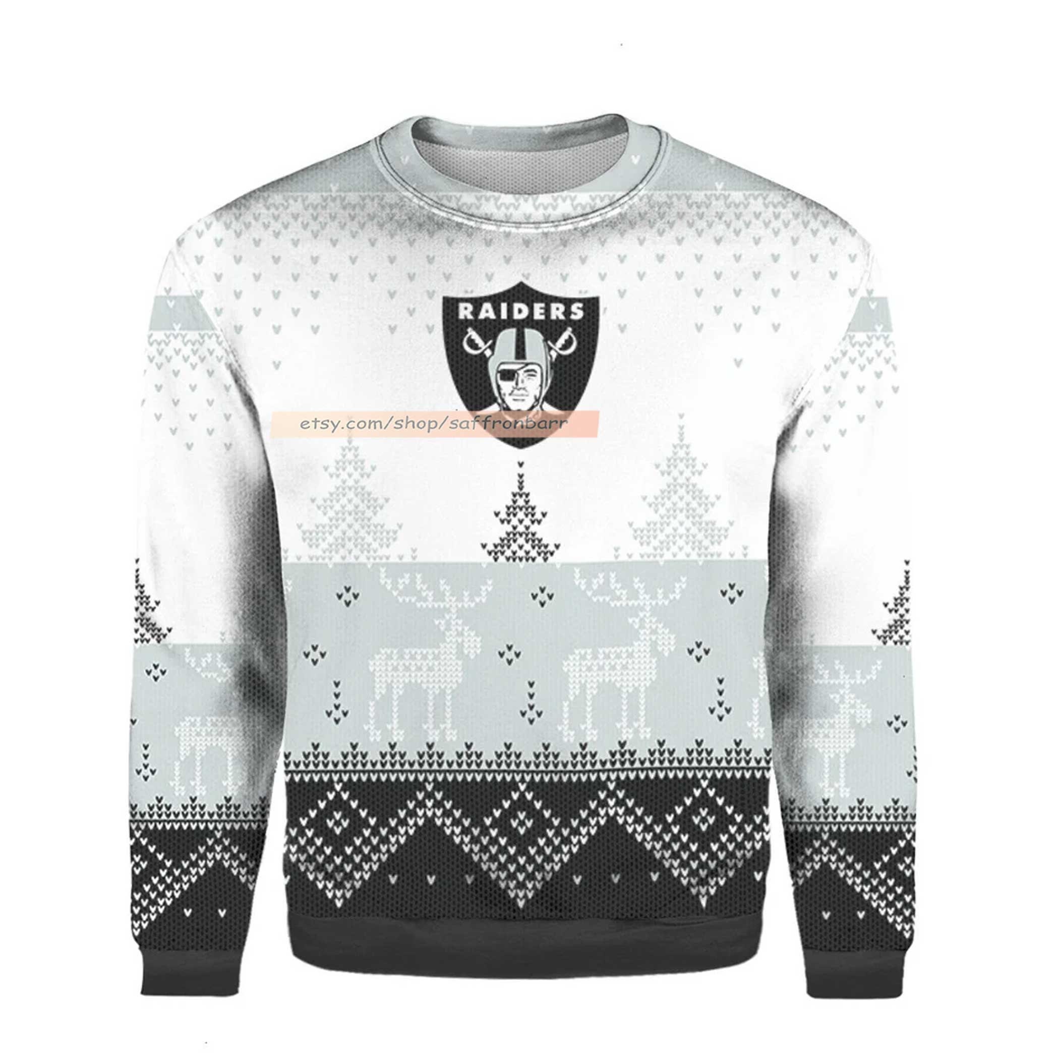 Las Vegas Raiders Hot Trend 2023 Ugly Christmas Sweater - Shibtee Clothing