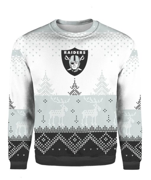 Raiders Christmas 2022 Believe Xmas Ugly 3D Sweater