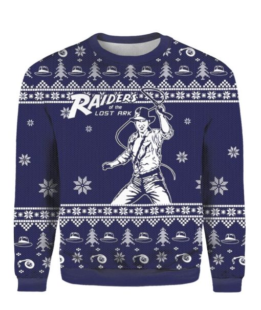 Raiders Of The Lost Ark Ugly Christmas 3D Sweater