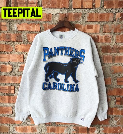 Rare Vintage 90s Carolina Panthers Footbal Unisex Sweatshirt