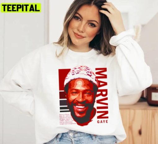 Red Portrait Art Marvin Gaye Tutu Off Unisex T-Shirt