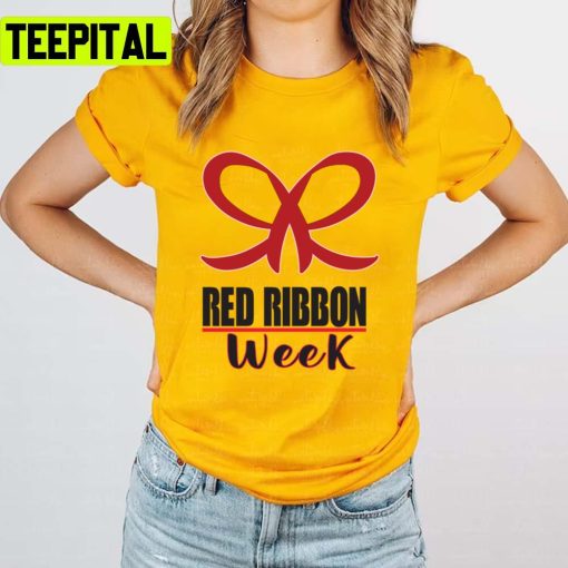 Red Ribbon Week Design Unisex T-Shirt