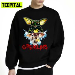 Red Text Design Mogwai Gremlins Unisex Sweatshirt