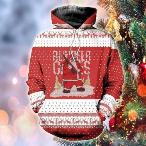 Reindeer Hunting Christmas 3D All Over Print Hoodie