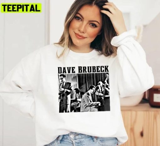 Retro 70s Design Jazz Music Dave Brubeck Unisex T-Shirt