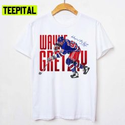 Retro Art Of Wayne Gretzky The Ice Hockey Legend Unisex T-Shirt