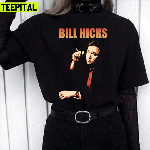 Retro Black Portrait Bill Hicks Unisex T-Shirt