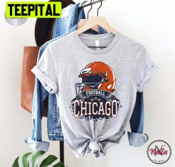 Retro Chicago Football Game Day Trending Unisex T-Shirt