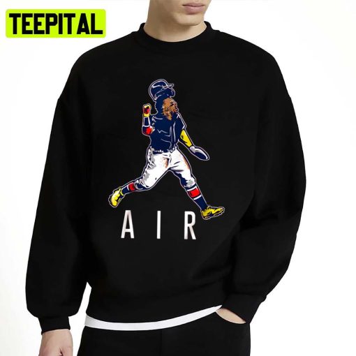 Retro Design Baseball Player Animated Air Acuna Unisex T-Shirt