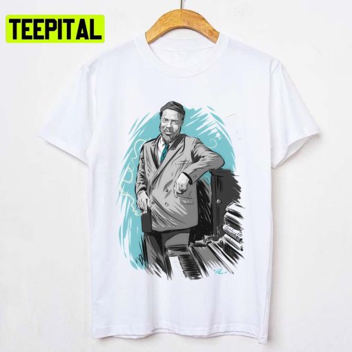 Retro Design Jazz Music Thelonious Monk Unisex T-Shirt