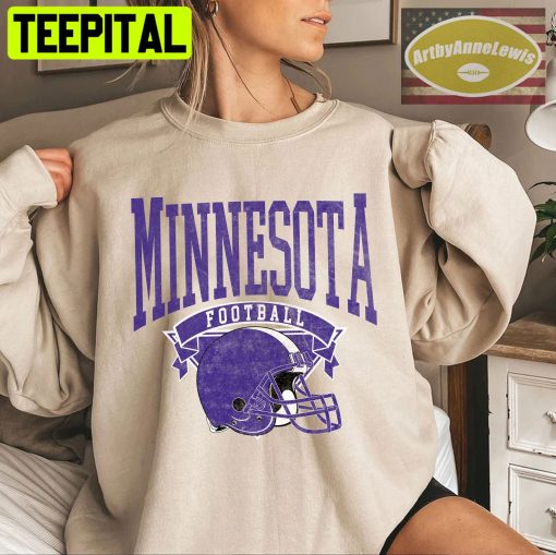 Retro Minnesota Football Sport Unisex Sweatshirt