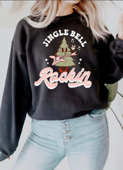 Retro Rock Holiday Sweatshirt