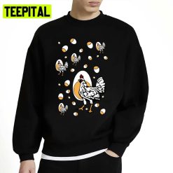 Retro Roseanne Chickens Funny Sitcom Unisex Sweatshirt