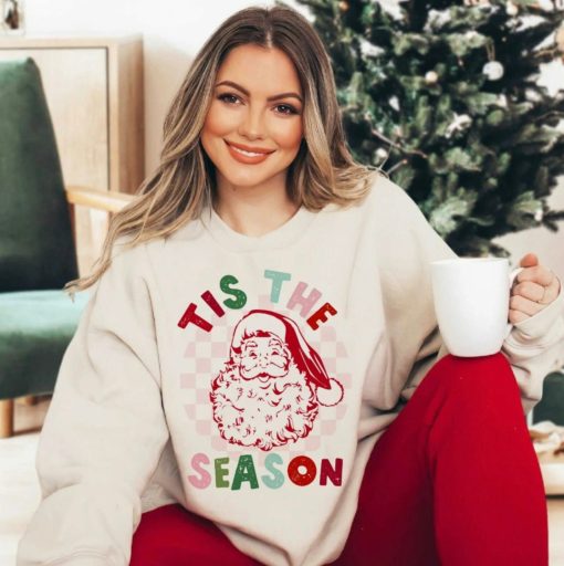 Retro Santa Christmas Sweatshirt