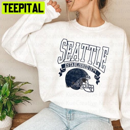 Retro Style Seattle Football Hogsmeade Unisex Sweatshirt