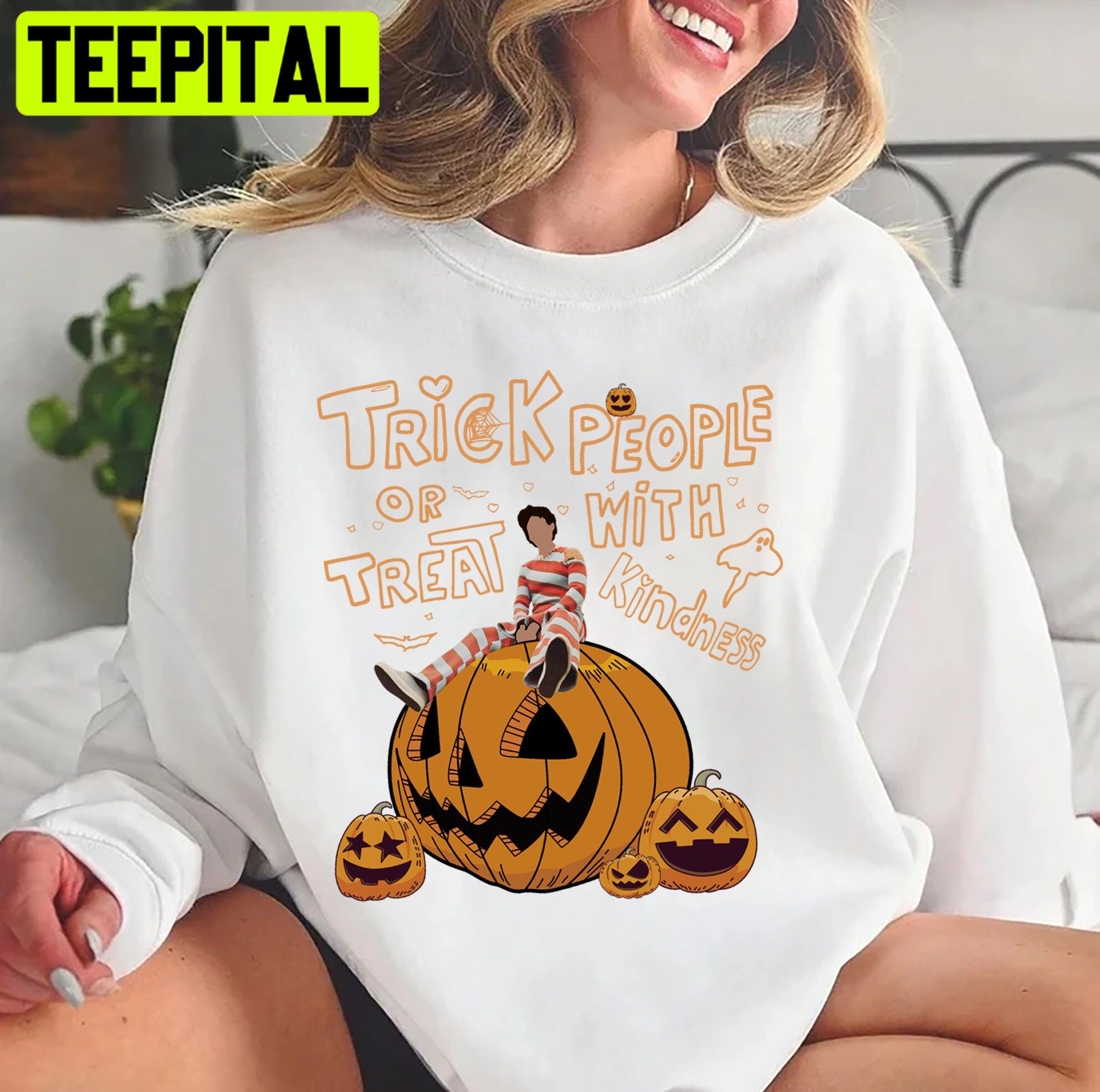 Retro Trick Or Treat Harry Halloween Trending Unisex Sweatshirt