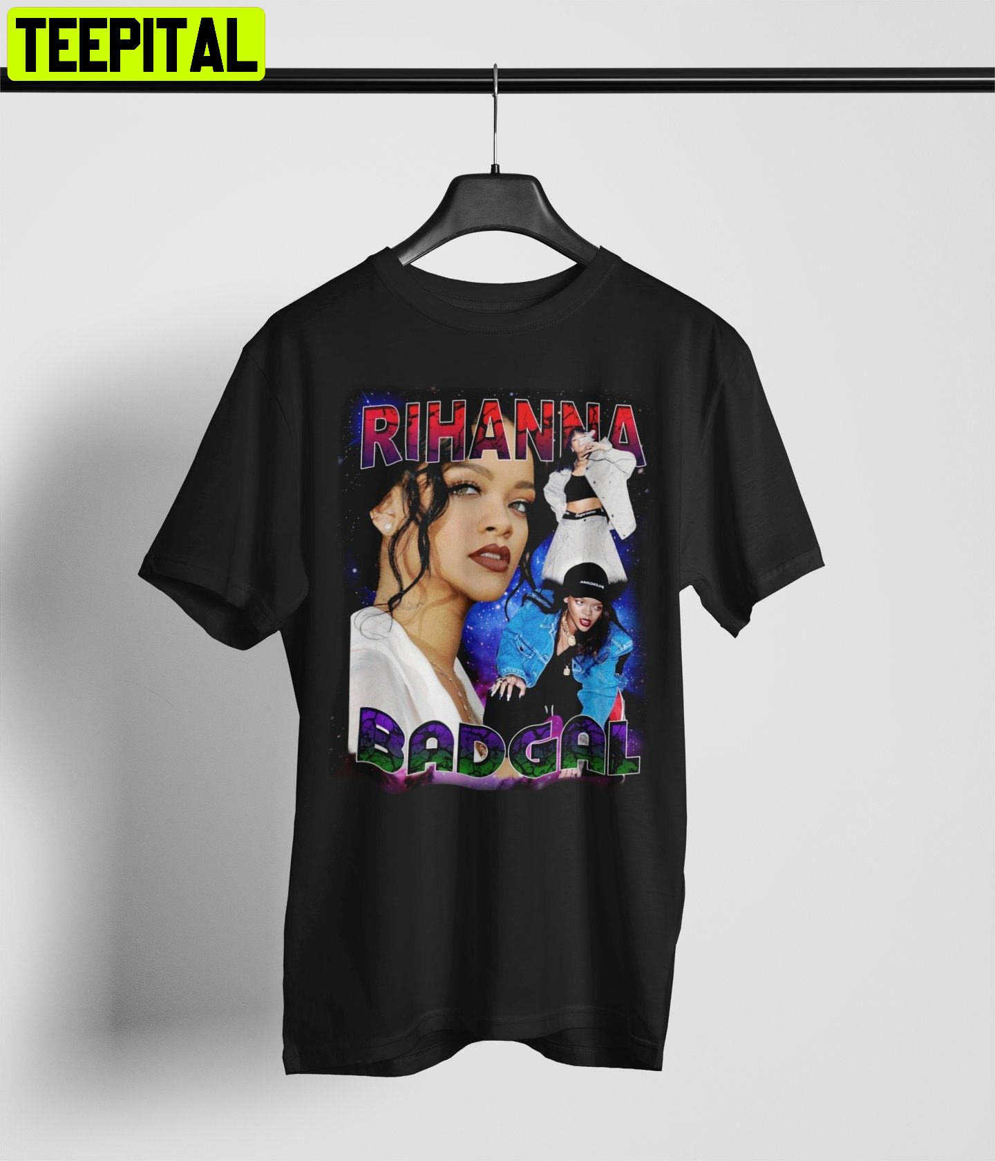 Rihanna Singer Hip Hop Vintage Inspired 90s Rap Unisex T-Shirt