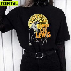 Rockabilly Vintage Art The Killer Jerry Lee Lewis Unisex T-Shirt