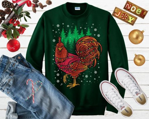 Rooster Ugly Christmas Sweater