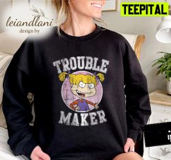 Rugrats Angelica Trouble Maker Circle Logo Rugrats Party Rugrats Sweatshirt