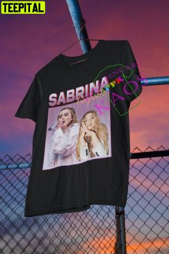 Sabrina Carpenter Portrait Retro Design T-Shirt