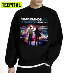 Sample Minds 40 Years Of Hits American Tour 2022 Unisex Sweatshirt