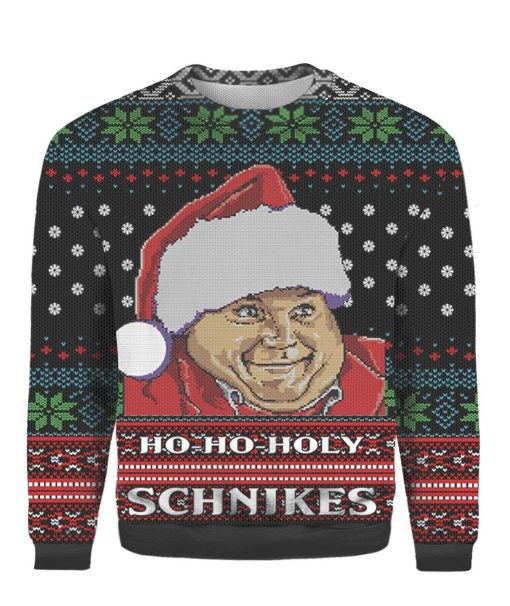 Santa Chris Farley Ho Ho Holy Schnikes Ugly 3D Christmas Sweater